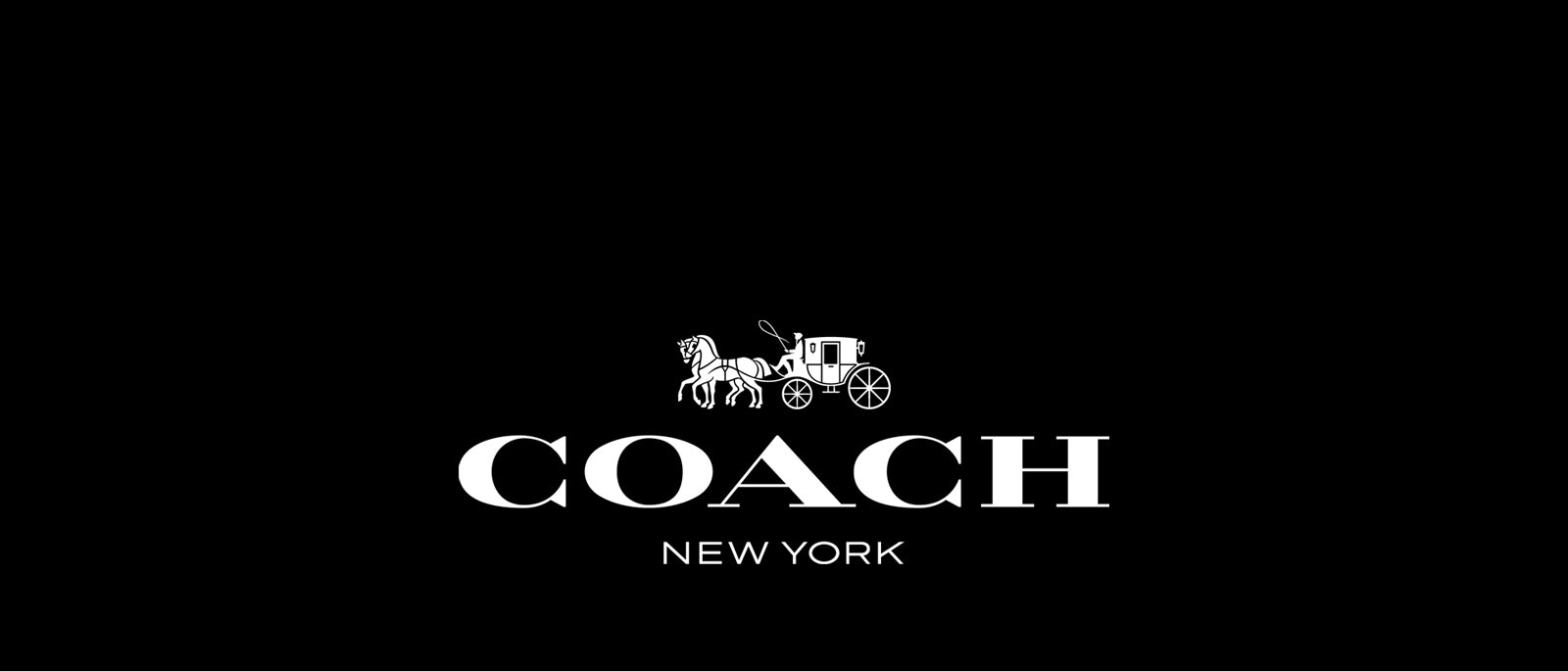 black coach logo background